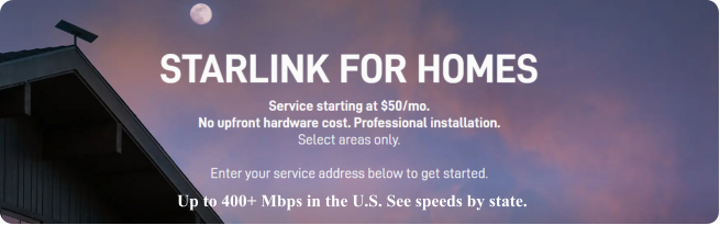 Up to 400+ Mbps in the U.S. See speeds by state.